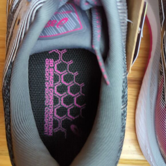 ASICS Women's GT-2000 10 Running Shoes, Size 9 Narrow Gray/Pink - Picture 8 of 11